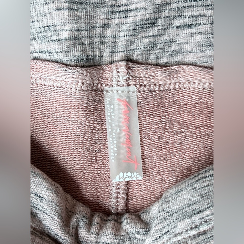 Free People Movement Kyoto legging - M - jogger pink heather grey rare color NEW - Picture 8 of 10